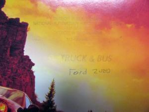 2000 Ford Expedition Dimensions Capacities Sales Poster
