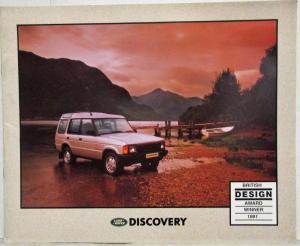 1991 Land Rover Discovery Sales Brochure - French Text