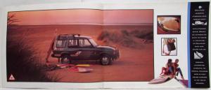 1991 Land Rover Discovery Sales Brochure - French Text