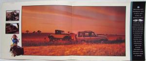 1991 Land Rover Discovery Sales Brochure - French Text