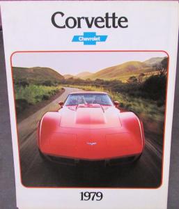 1979 Chevrolet Corvette Dealer Sales Brochure Poster L82 Original
