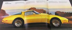 1979 Chevrolet Corvette Dealer Sales Brochure Poster L82 Original