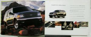1999 Ford Expedition Eddie Bauer XLT Dimensions Features Sales Brochure