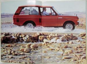 1974 British Leyland Range Rover You Have to Go Sales Brochure