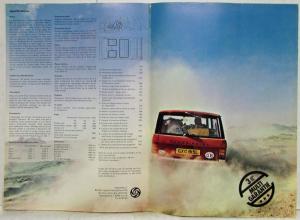 1974 British Leyland Range Rover Sales Brochure - Swiss Mkt French Text