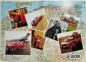 1974 British Leyland Range Rover Sales Brochure - Swiss Mkt French Text