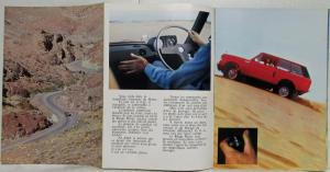 1974 British Leyland Range Rover Sales Brochure - French Text