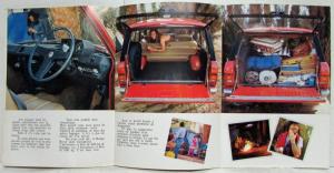1974 British Leyland Range Rover Sales Brochure - French Text