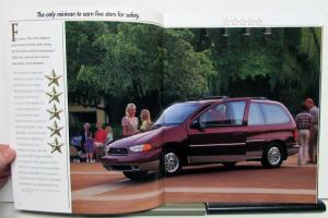 1998 Ford Windstar Van Limited LX GL 3.0L Specifications Sales Brochure