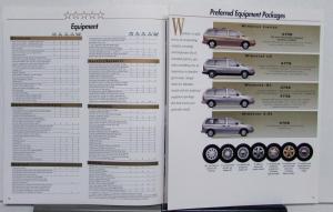 1998 Ford Windstar Van Limited LX GL 3.0L Specifications Sales Brochure