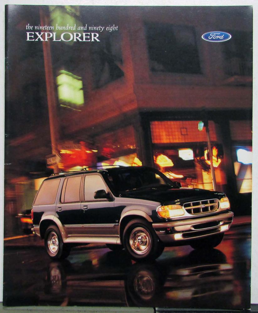 1998 Ford Explorer Eddie Bauer Limited XL Sport Specifications Sales Brochure