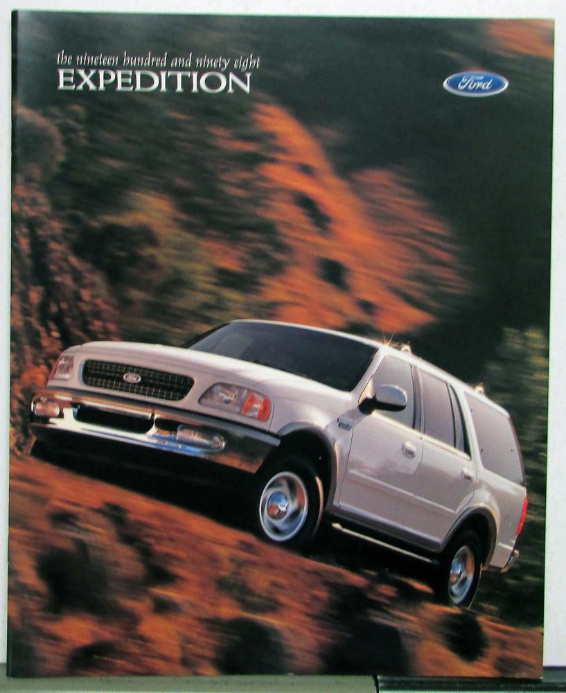 1998 Ford Expedition Eddie Bauer XLT Specifications Sales Brochure