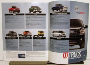 2007 Ford F Series 150 Super Duty Pickup Trucks Ranger Lariat Specs Brochure