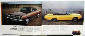 1970 Plymouth Makes It Brochure Road Runner GTX Cuda Duster Hemi 440+6 8/69