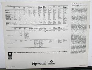 1970 Plymouth Makes It Brochure Road Runner GTX Cuda Duster Hemi 440+6 8/69
