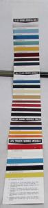 1978 Chevrolet Truck Dealer Exterior Color Brochure Paint Chips Pickup El Camino