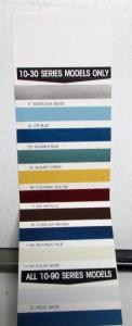 1978 Chevrolet Truck Dealer Exterior Color Brochure Paint Chips Pickup El Camino