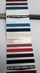 1978 Chevrolet Truck Dealer Exterior Color Brochure Paint Chips Pickup El Camino