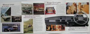 1981 Range Rover for all Your Driving Ambitions Sales Folder