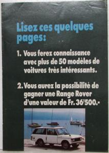 1979 British Leyland Range of Vehicles and Giveaway Sales Brochure - French Text