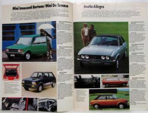 1979 British Leyland Range of Vehicles and Giveaway Sales Brochure - French Text