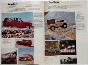 1979 British Leyland Range of Vehicles and Giveaway Sales Brochure - French Text