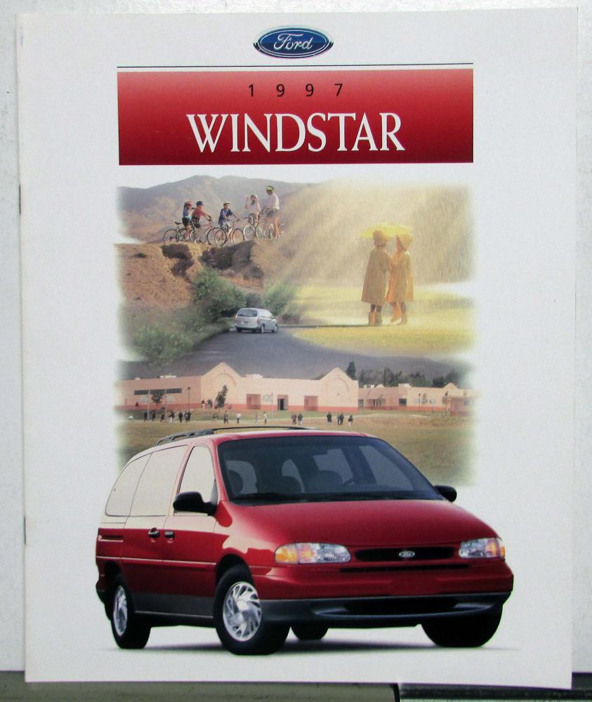 1997 Ford Windstar Vans Specifications Sales Brochure