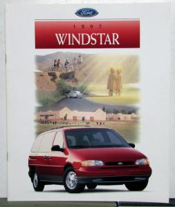 1997 Ford Windstar Vans Specifications Sales Brochure