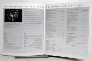 1997 Ford Windstar Vans Specifications Sales Brochure