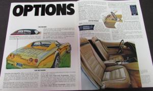 1974 Chevrolet Corvette Stingray Convertible Sales Brochure Original