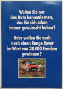 1980 British Leyland Range of Vehicles and Giveaway Sales Brochure - German Text