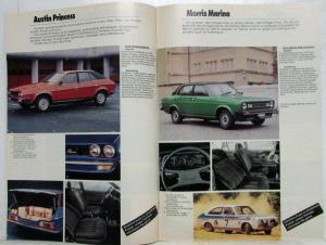 1980 British Leyland Range of Vehicles and Giveaway Sales Brochure - German Text