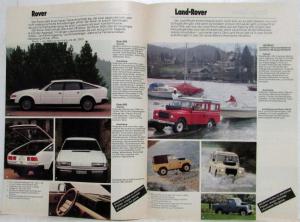 1980 British Leyland Range of Vehicles and Giveaway Sales Brochure - German Text