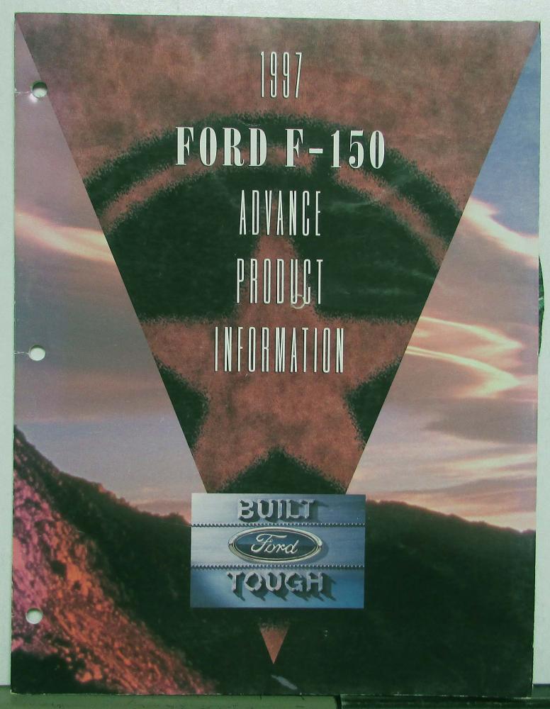 1997 Ford F 150 Pickup Supercab Truck Advance Product Information Sales Folder