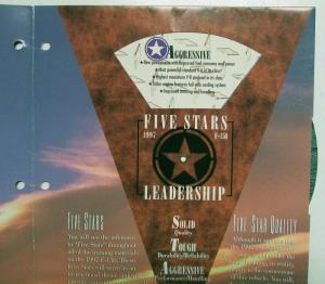 1997 Ford F 150 Pickup Supercab Truck Advance Product Information Sales Folder