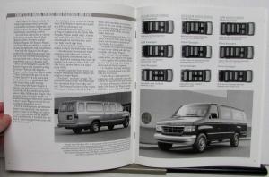 1994 Ford Vans Econoline Aerostar Club Features Sales Brochure