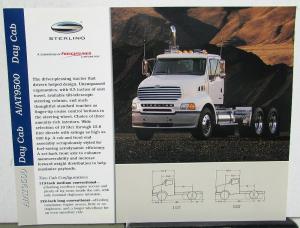 2000 Sterling Trucks A/AT9500 Day Cab Freightliner Dealer Data Sales Sheet