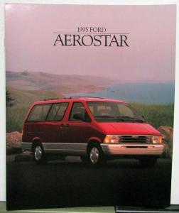 1995 Ford Aerostar Van Features Sales Brochure
