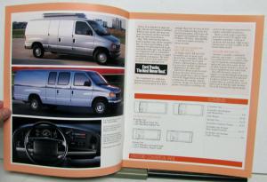 1993 Ford Commercial Vans Econoline Aerostar Specifications Sales Brochure