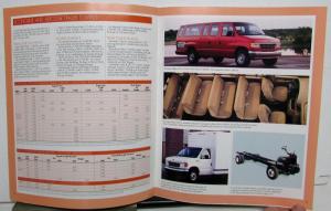 1993 Ford Commercial Vans Econoline Aerostar Specifications Sales Brochure