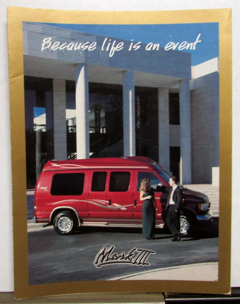 1994 Ford Econoline F 150 LX SE Mark III Specifications Sales Brochure