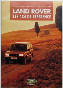 1994 Land Rover Special Edition Paris Motor Show Sales Brochure - French Text