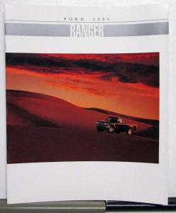 1994 Ford Ranger Pickup Truck Specifications Sales Brochure