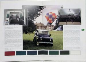 1988 Land Rover County Sales Brochure