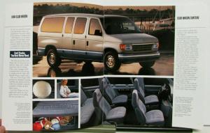 1994 Ford Club Wagon Specifications Sales Brochure