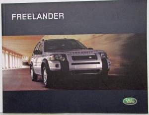 2004 Land Rover Freelander Sales Brochure