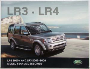 2010+ Land Rover LR4 and 2005-2009 LR3 Kit Model Year Accessories Sales Brochure