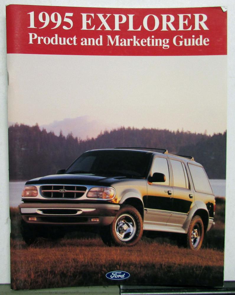 1995 Ford Explorer Specifications Product Marketing Guide