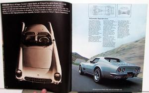 1970 Chevrolet Corvette Prestige Dealer Sales Brochure Stingray 454 Original