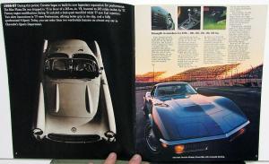 1970 Chevrolet Corvette Prestige Dealer Sales Brochure Stingray 454 Original
